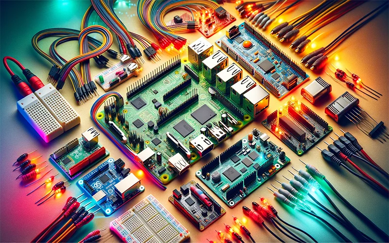 کامپیوترهای تکبرد مختلف مانند Raspberry Pi، Arduino و BeagleBone